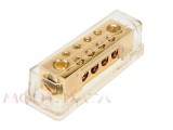 ACV Táp elosztó blokk negatívhoz 2x50mm2 bemenet + 4x10 mm2 kimenet 30.3601-02