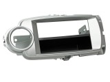 ACV Toyota Yaris (XP13) 2011.10-2014.07 autórádió beépítő keret Ezüst 281300-25-1
