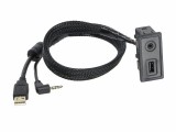 ACV USB, AUX OEM csatlakozó megtartó Mercedes Vito, VW Golf VII, T6 Multivan különböző járművek 44-1324-002