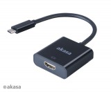 ADA Akasa USB 3.1 C - HDMI - 15cm - AK-CBCA04-15BK
