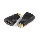 ADA SX-530761 HDMI - miniHDMI F/M aranyozott adapter - fekete (SBOX_W026739)