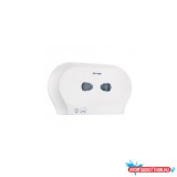 Adagoló kistekercses toalettpapírhoz mûanyag fehér Twin Mini Jumbo Lucart_892377