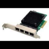 Adap Digitus RJ45 4-port RTL8125B Server NIC (DN-10136)