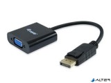 Adapter, DisplayPort-VGA átalakító, EQUIP