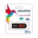 ADATA 16GB C008 USB 2.0 pendrive BOX fekete-piros