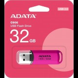 ADATA AC906-32G-RPP USB flash meghajtó 32 GB USB A típus 2.0 Rózsaszín, Átlátszó (AC906-32G-RPP)