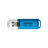 ADATA AC906-32G-RWB USB flash meghajtó 32 GB USB A típus 2.0 Kék, Átlátszó