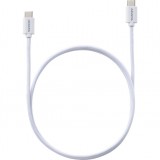 ADATA Adapa CACC-100PN-BK USB-C apa - USB-C apa 2.0 Adat és töltőkábel 1m - Fehér (CACC-100PN-WH)