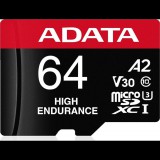 ADATA AUSDX64GUI3V30SHA2-RA1 memóriakártya 64 GB MicroSDXC UHS-I Class 10 (AUSDX64GUI3V30SHA2-RA1)