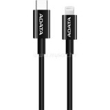 ADATA kábel USB C- Lightning 1m műanyag fekete (AMFICPL-1M-CBK)