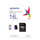 ADATA PREMIER MICRO SDHC + ADAPTER 16GB CL10 UHS-I U1 (80 MB/s olvasási sebesség)