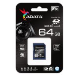 ADATA PREMIER PRO SDXC 64GB CL10 UHS-I U3 V30 (95 MB/s olvasási sebesség)