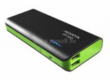 ADATA PT100 Black/Green PowerBank 10000mAh (APT100-10000M-5V-CBKGR)