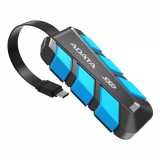 ADATA SC740 500 GB USB C-típus 3.2 Gen 2 (3.1 Gen 2) Fekete, Kék