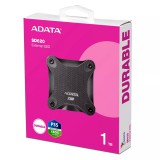 ADATA SD620 Külső SSD 1TB USB 3.1 Fekete (520/460 MB/s)