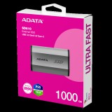 Adata ssd külső usb 3.2 1tb sd810, type-c, szürke sd810-1000g-csg