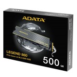 Adata ssd m.2 2280 nvme gen4x4 500gb legend 860 sleg-860-500gcs