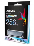 ADATA UE800 USB pendrive 256 GB USB C-típus 3.2 Gen 2 (3.1 Gen 2) Ezüst