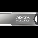 Adata USB 2.0 Flash Drive UV250 64GB BLACK (AUV250-64G-RBK)