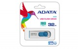 ADATA USB 2.0 PENDRIVE CLASSIC C008 32GB FEHÉR/KÉK