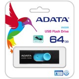 ADATA UV220 PENDRIVE 64GB USB 2.0 Fekete-Kék