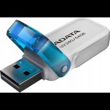 ADATA UV240 USB flash meghajtó 64 GB USB A típus 2.0 Kék, Fehér (AUV240-64G-RWH)