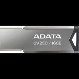 ADATA UV250 USB flash meghajtó 16 GB USB A típus 2.0 Ezüst (AUV250-16G-RBK)