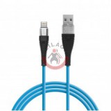 Adatkábel-iPhone-szilikon bevonat 1m