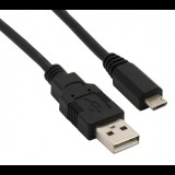 Adatkábel, Micro USB, 1 méter, fekete (99915) - Adatkábel