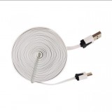Adatkábel, Micro USB, 3 méter, fehér (58328) - Adatkábel