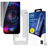 Adatvédelmi üveg 3MK HardGlass Max Privacy applikátorral Apple iPhone 17 Pro Max készülékhez