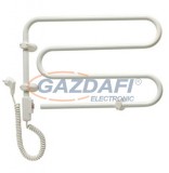 Adax HKT42 Fürdőszobai elektromos törölközőszárító kiegészítő fűtésre, termosztát nélkül, 55x42 cm, 45W