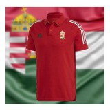 Adidas Magyarország póló (galléros) - Hungary szurkolói ingnyakú póló (piros)
