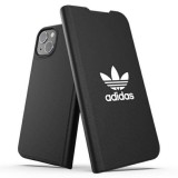 Adidas OR Booklet Case BASIC iPhone 13 6,1" fekete-fehér tok