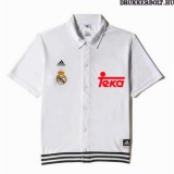 Adidas Real Madrid mez / póló (fehér, galléros) - eredeti Real Madrid szurkolói mez