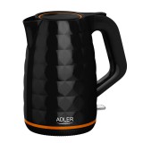 Adler AD 1277 2200W 1,7L fekete modern elektromos vízforraló