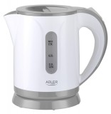 Adler AD 1371g, 850 W, 0.8 l, Műanyag, Szürke-Fehér, Elektromos vízforraló