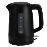 Adler AD 1379B, 2200 W, 1.7 l, Vízkőszűrő, Fekete-Átlátszó, Elektromos vízforraló
