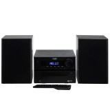 Adler AD 1917, 2 x 25 W, Bluetooth 5.3, CD, USB, FM, AUX, Fekete, Mini Hi-Fi rendszer