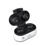 Adler AD 3062, 1400W, 2 adagos, 9,0 cm x 4,0 cm, Tapadásmentes, Fehér, Gofrikehely sütő