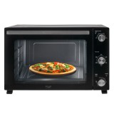Adler AD 6028, 2000 W, 60 l, 90 - 230°C, 5 sütési mód, Fekete-Ezüst, Elektromos sütő
