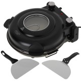 Adler AD 6314 Elektromos konyhai kőlapos Pizzasütő Ø 31.5cm 1200W - Fekete (AD 6314)