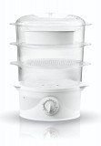 Adler AD 633, 800 W, 9 l, Max. 60 perc, Fehér-Átlátszó, Funkcionális gőzölő