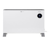 Adler AD 7752, Max. 2000 W, 3 fokozat, LCD, Fehér-Szürke, Konvektoros ventilátoros fűtőberendezés