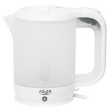 Adler AD1381 Elektromos Utazó Vízforraló 0.5L 900 Watt - Fehér (AD1381 FEHÉR)