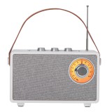 Adler Camry CR 1902W, 5 W, 1500 mAh, FM, USB, AUX, Micro SD, Bluetooth 5.1, Fehér-Ezüst, Rádió