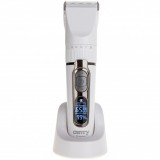 Adler Camry CR 2841, 2000 mAh, 210 perc üzemidő, LCD, IPX6, USB, Fehér-Arany, Hajvágó