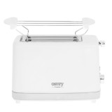 Adler Camry CR 3219, Max. 900 W, 2 szelet, 6 fokozat, Fehér-Inox, Kenyérpirító