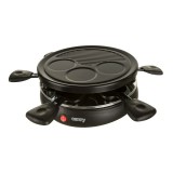 Adler Camry CR 6606, 1200 W, 25 cm sütőlap, 6 kis serpenyő, Fekete, Raclette grillsütő