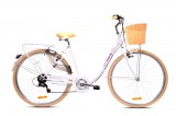 Adria Melody női városi 7 sebességes 28 kerékpár Fehér-Bézs